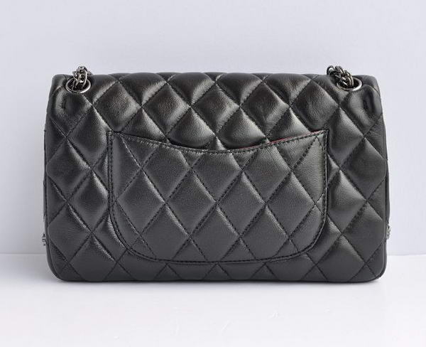 7A Replica Chanel Flap Shoulder Bag Lambskin Leather A47049 Black